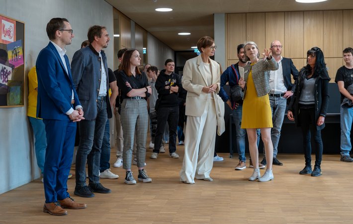 Besuch der Bundesbildungsministerin